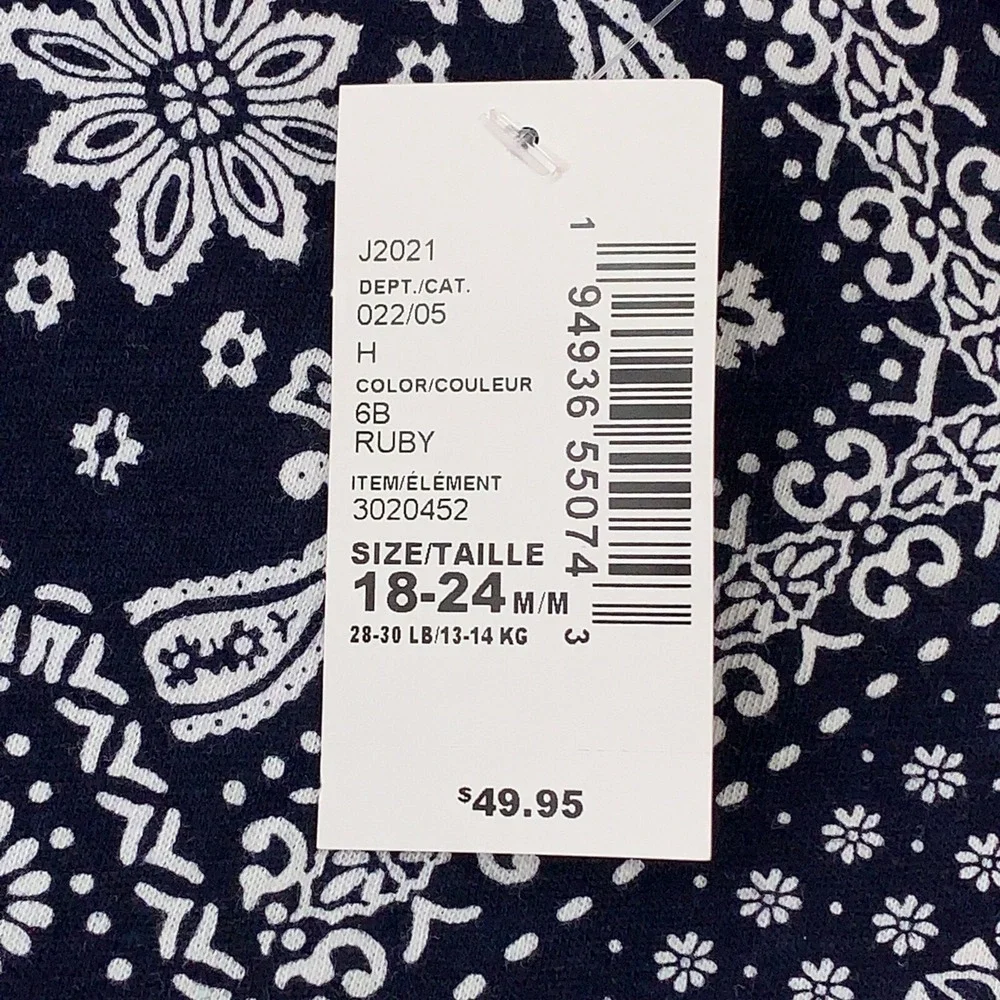 The Children's Place Toddler Girls Size 18/24 Month Print Ruffle Tank Top 4-Pack